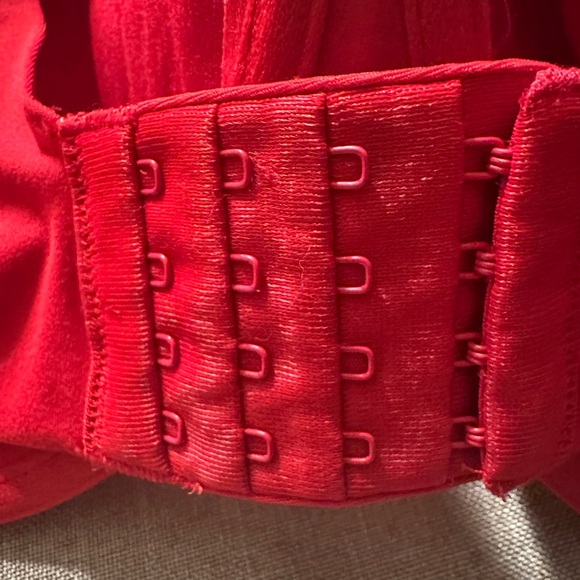 Joyspun Red Women's Bra - Picture 2 of 4